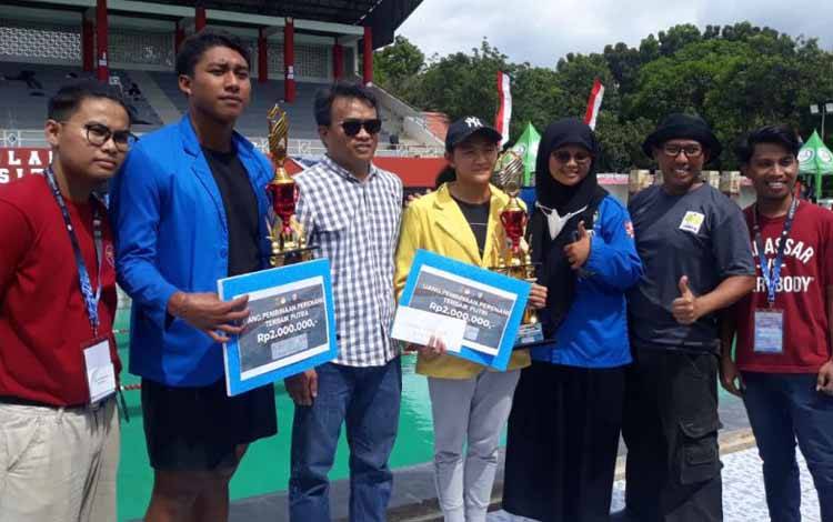 I Putu Wirawan - Hanna Perenang Terbaik Kejuaraan Renang