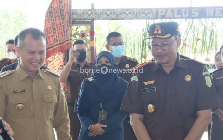 Kenal Sambut Pemkab Gunung Mas dengan Kepala Kejaksaan Negeri yang Baru