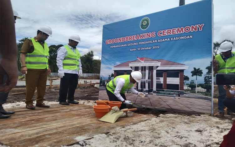 Ketua Pengadilan Agama Palangka Raya Berharap Pembangunan Gedung PA Kasongan Tak Molor