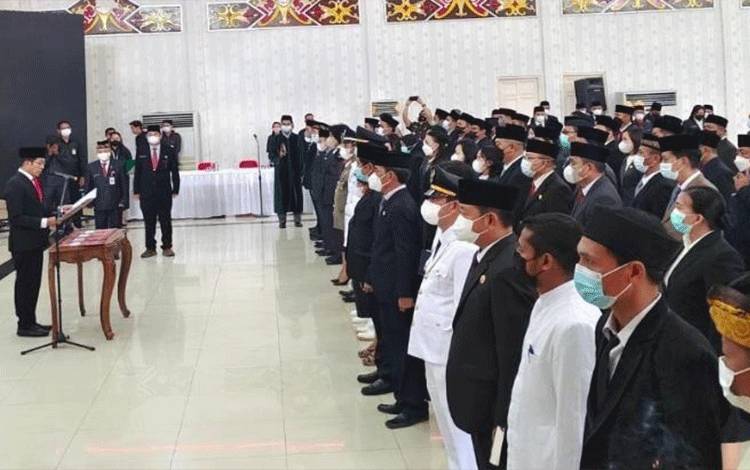 Permintaan Bupati Murung Raya Setelah Lantik Pejabat
