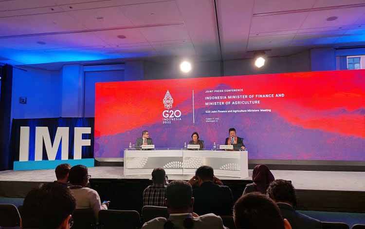 Menkeu-Mentan G20 Siap Mitigasi Risiko Kerawanan Pangan
