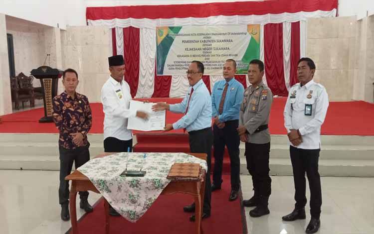 Kejaksaan Negeri Sukamara Apresiasi Kerja Sama Bersama Pemkab Sukamara