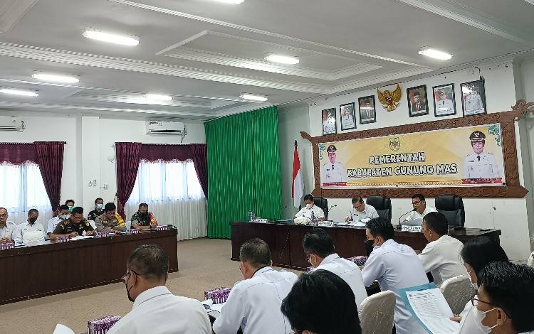 Satgas Ketahanan Pangan Gunung Mas Rapat Koordinasi Bahas Hal Ini?