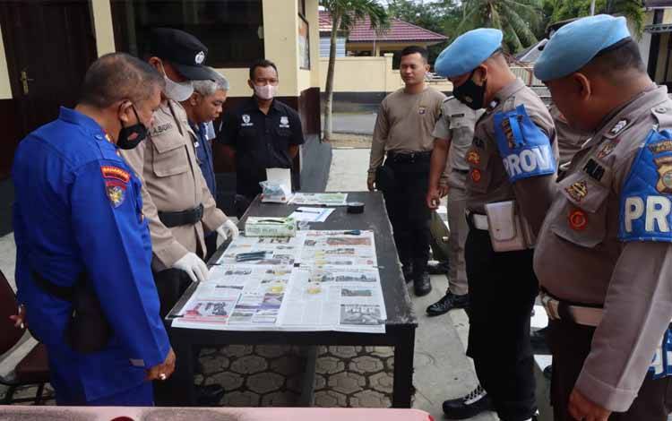 Anggota Polres Seruyan Jalani Tes Urine