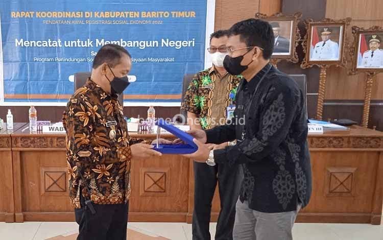 Wabup Barito Timur Sampaikan Arahan dalam Rakor Pendataan Awal Registrasi Sosial Ekonomi