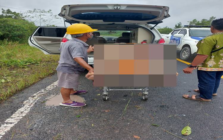 Laka Tunggal di Jalan Buntok - Palangka Raya Tewaskan 3 Orang