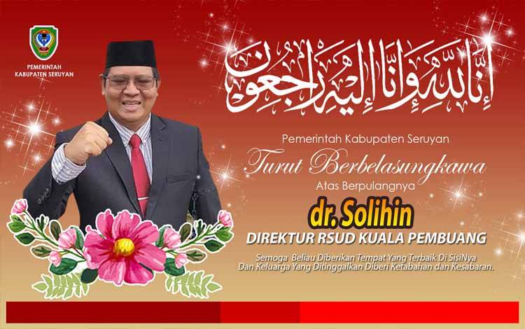 Sekda Sampaikan Duka Cita Atas Meninggalnya Direktur RSUD Kuala Pembuang