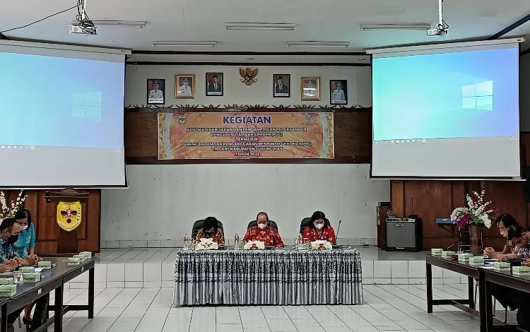Kepala DP2KBP3A Gunung Mas Ungkap Tujuan Digelarnya Monev Pelaksanaan Pengarusutamaan Gender termasuk PPRG