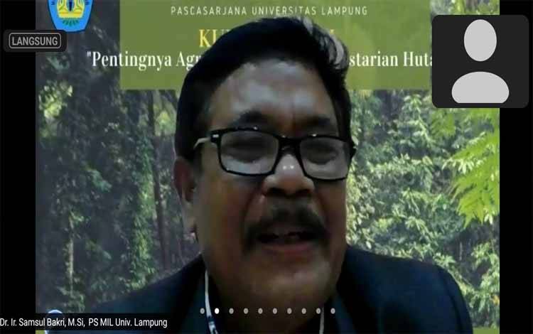 Kuliah Umum Agroforestri dan Kinerja Lingkungan Hadirkan 2 Profesor