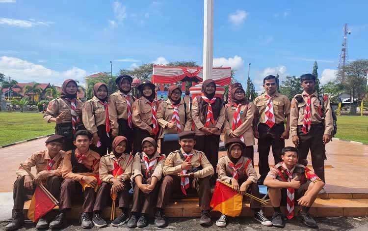 SMPN 1 Mentaya Hilir Utara Jadikan Ekstrakurikuler Pramuka untuk Inovasi Hindari Kenakalan Remaja