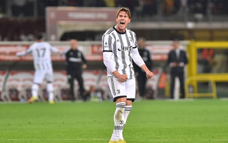 Gol Semata Mayang Vlahovic Bantu Juventus Menangi Derby della Mole
