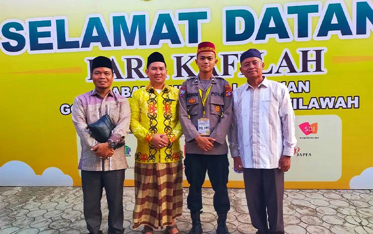 Personel Polda Kalteng Ikuti MTQ Nasional di Kalimantan Selatan