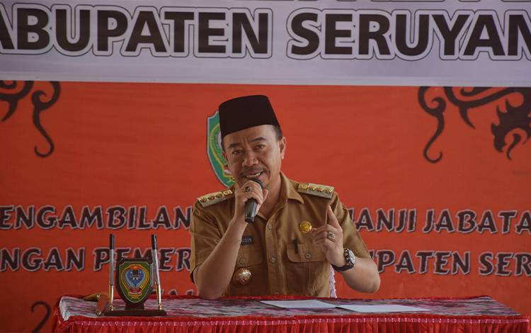Bupati Ajak Masyarakat Seruyan Sukseskan Registrasi Sosial Ekonomi 2022