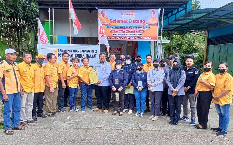 Hasil Verifikasi Faktual Kepengurusan, KPU Nyatakan Partai Hanura Barito Timur Memenuhi Syarat