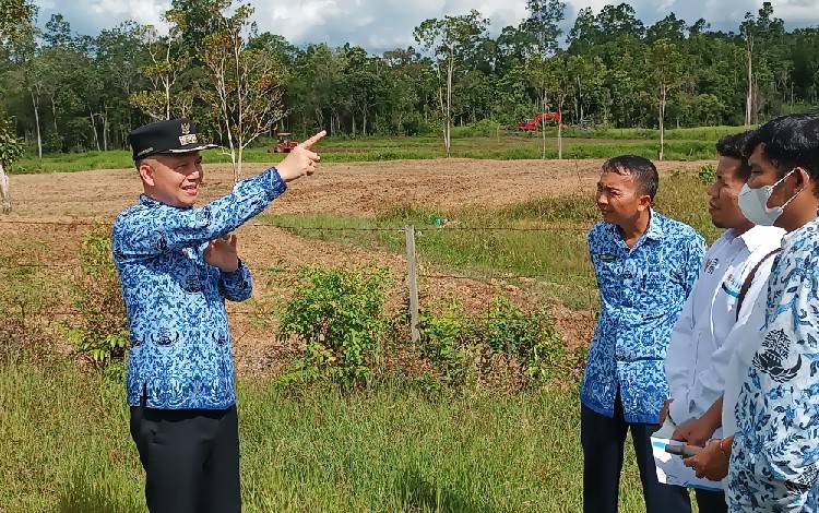 25 Hektare Lahan Dinas Pertanian Gunung Mas akan Disulap Jadi Lahan Pertanian Terpadu
