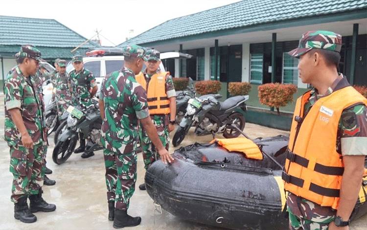 Kodim 1011 Kuala Kapuas Apel Gelar Siaga Bencana