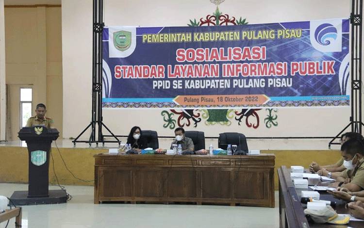 Pemkab Pulang Pisau Sosialisasi Standar Layanan Publik