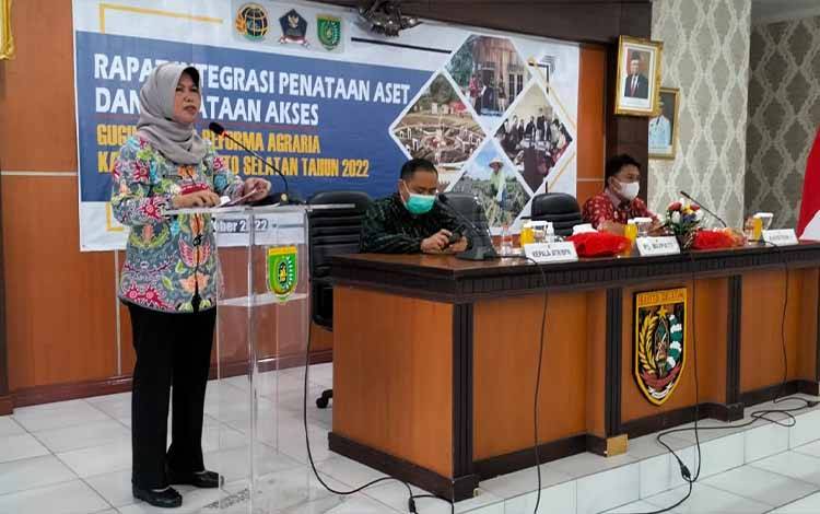 SOPD Tergabung Tim GTRA Diminta Sukseskan Program Reforma Agraria