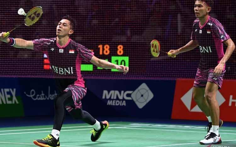 Fajar/Rian Cetak Skor Kembar Lalui Babak Kedua Denmark Open 2022