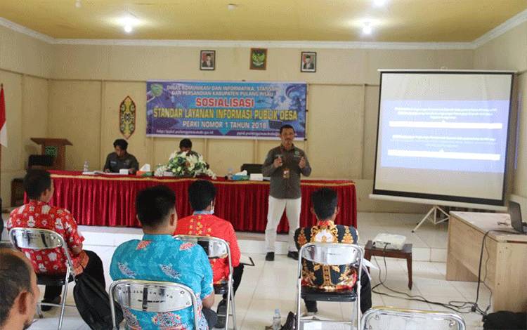 Diskominfo Pulang Pisau Sosialisasi Standar Layanan Informasi Publik Desa