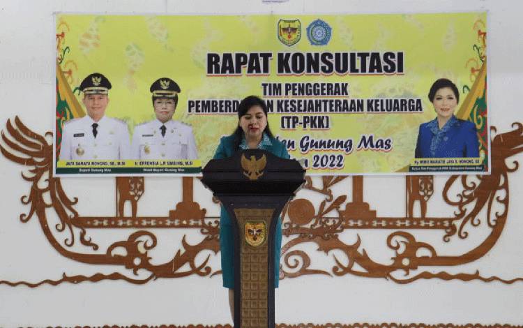 Tim Penggerak PKK Gunung Mas Gelar Rapat Konsultasi