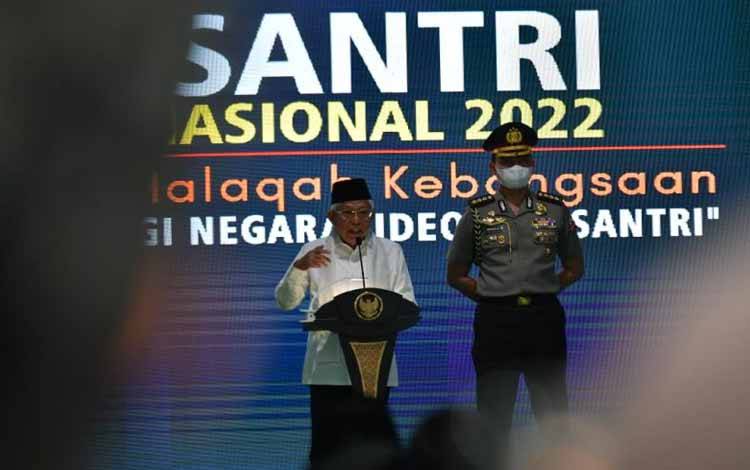 Wapres Luncurkan Beasiswa Santri Baznas 2022