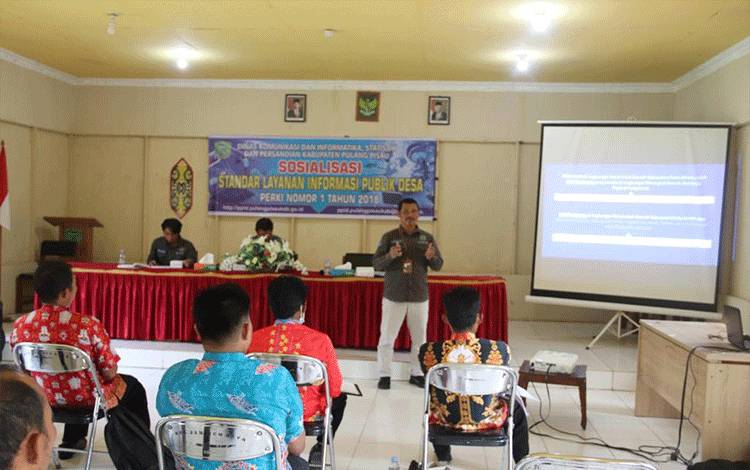 Desa di Jabiren Raya Dapat Sosialisasi Standar Layanan Informasi Publik