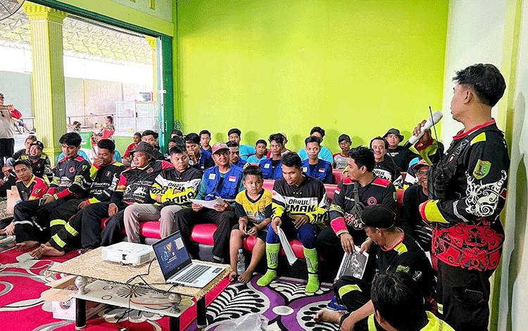 BPK Samuja Ampah Gelar Latihan Bersama Penanggulangan Kebakaran