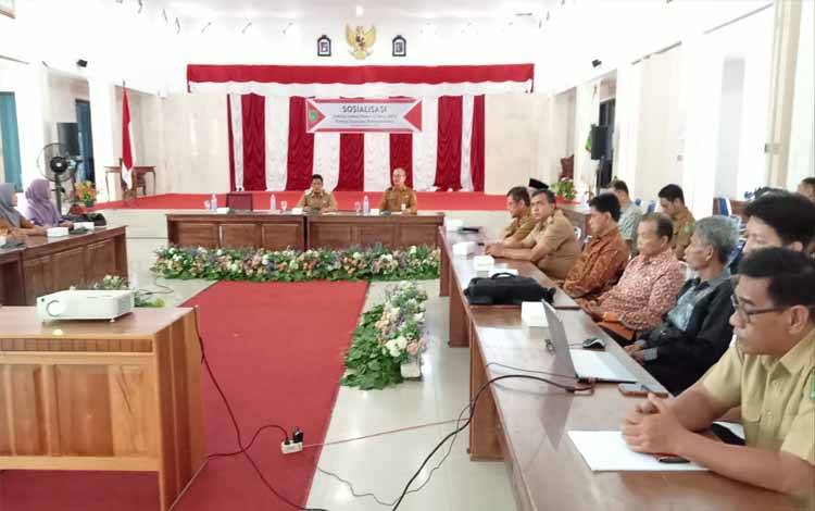 Kesbangpol Sukamara Sosialiasi Peraturan dan Perundang-undangan Ormas