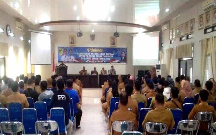 73 Desa Seluruh Barito Utara Ikuti Pelatihan Penyusunan RPJM dan RKP