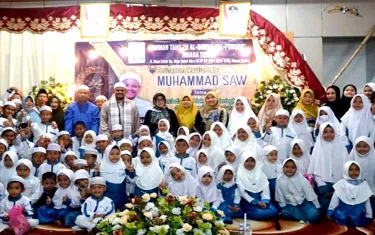 Ketua TP PKK Barito Utara Hadiri Peringatan Maulid Nabi Muhammad Rumah Tahfizh Alquran?