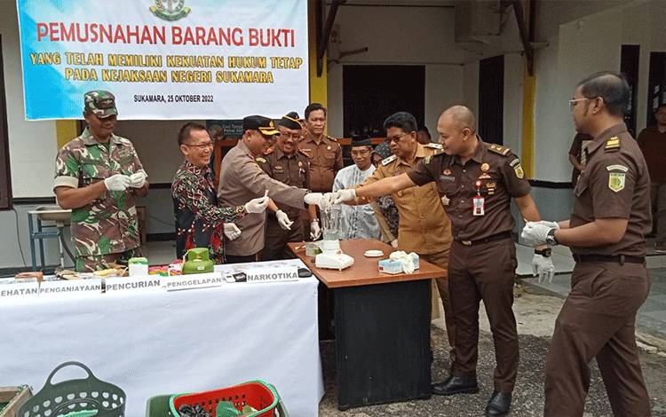 Kajari Sukamara: Pemusnahan Barang Bukti Hindari Penyelewengan
