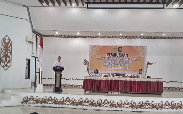 Pesan Penting Bupati Gunung Mas kepada Satpol PP