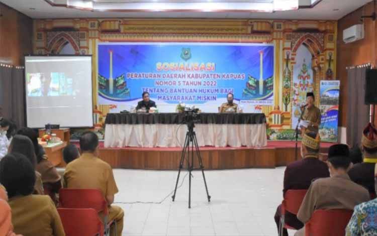 Perda Kapuas Tentang Bantuan Hukum Bagi Masyarakat Miskin Terus Disosialisasikan?