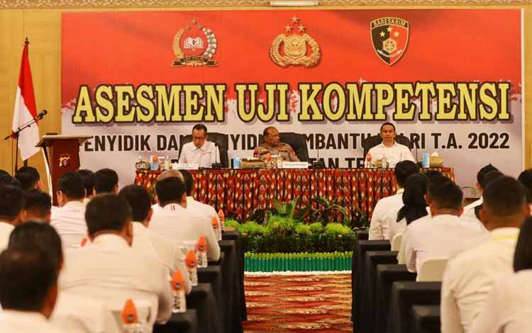 Kapolda Kalteng Buka Sertifikasi Uji Kompetensi Penyidik dan Penyidik Pembantu