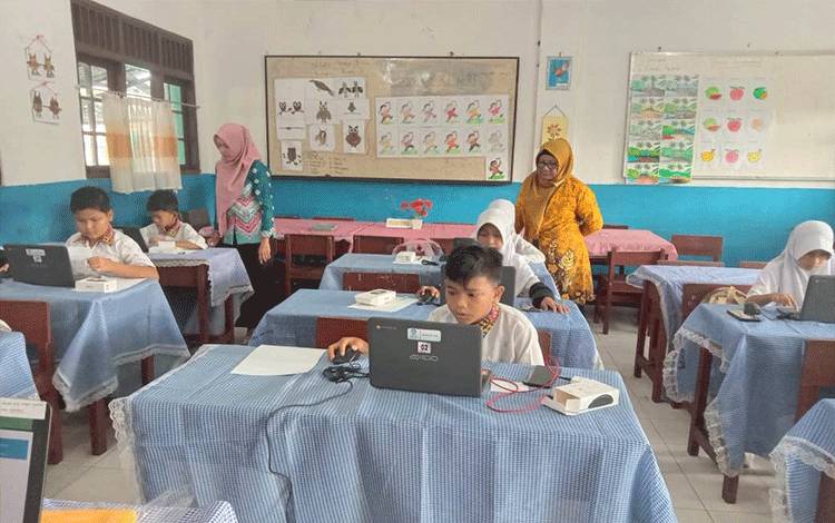 ANBK Mandiri SDN 10 Mentawa Baru Hulu Berjalan Lancar
