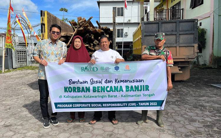 PT. Jemms Wood Alam Semesta juga Bantu Kayu untuk Amankan Perabotan Korban Banjir