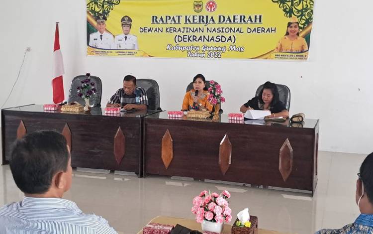 Dekranasda Gunung Mas Gelar Rapat Kerja Daerah