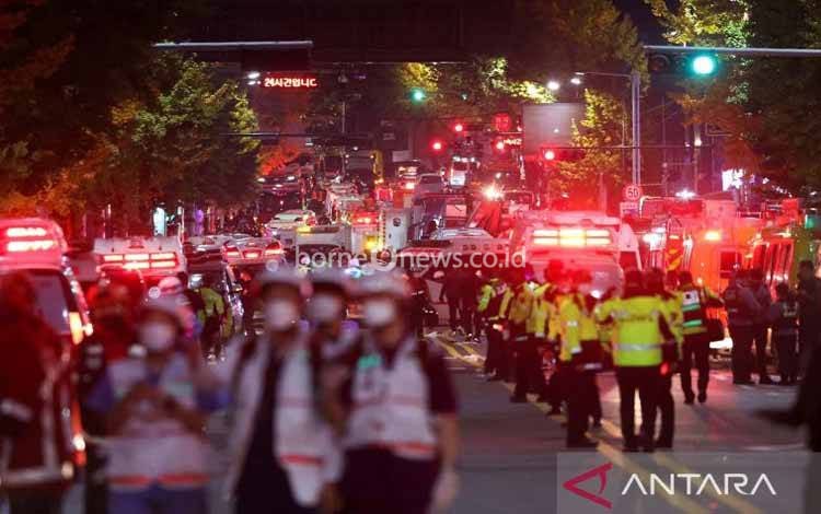 Presiden Jokowi Sampaikan Dukacita Bagi Korban Tragedi Itaewon