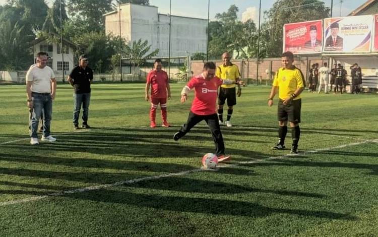 Buka Turnamen Borneo Mini Soccer Champions di Kapuas, Ini Harapan Ketua DPRD Kalteng