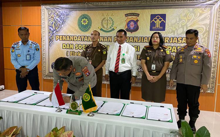 Dukung Pengembangan Aplikasi E-Berpadu, Kapolres Seruyan Hadiri Kegiatan Ini