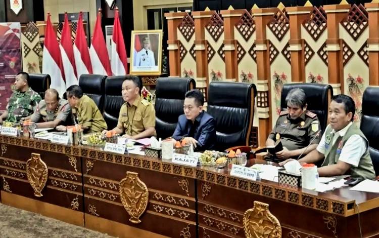 Wiyatno Hadiri Rapat Koordinasi Penanganan Dampak Banjir di Kalteng