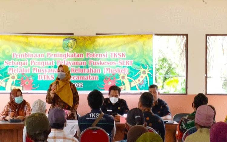 Dinsos Palangka Raya Sosialisasi Penguatan Kesejahteraan Sosial di 5 Kecamatan