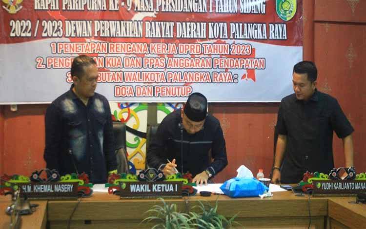 DPRD Palangka Raya Tetapkan Rencana Kerja 2023