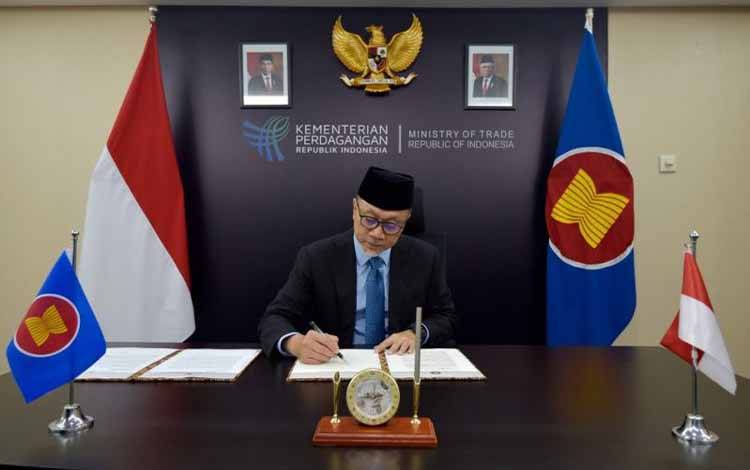Mendag Tanda Tangani Protocol ASEAN MNP soal Penghapusan Pembatasan