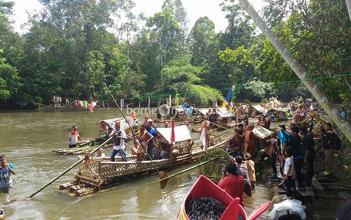 69 Rafting Bamboo Bakal Ramaikan Festival Balayah Lanting
