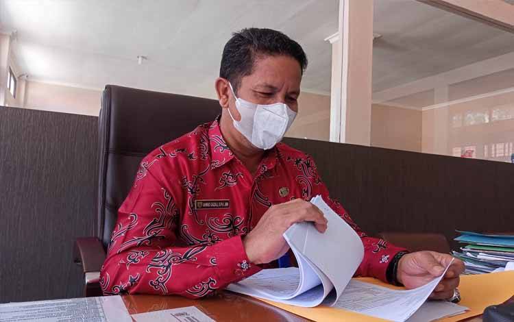Plt Kepala Pelaksana BPBD Damkar Barito Timur Ahmad Gazali. (FOTO: BOLE MALO)