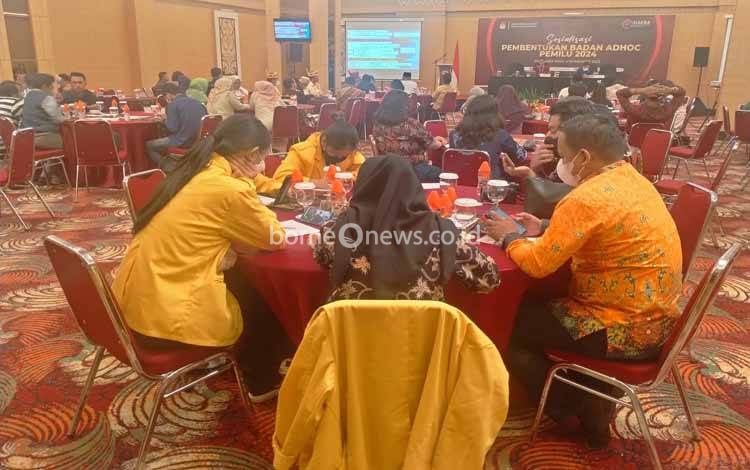 KPU Kalteng Sosialisasikan Pembentukan Badan Adhoc Pemilu 2024