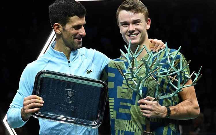 Petenis Remaja Kalahkan Djokovic untuk Rebut Gelar Paris Masters 2022