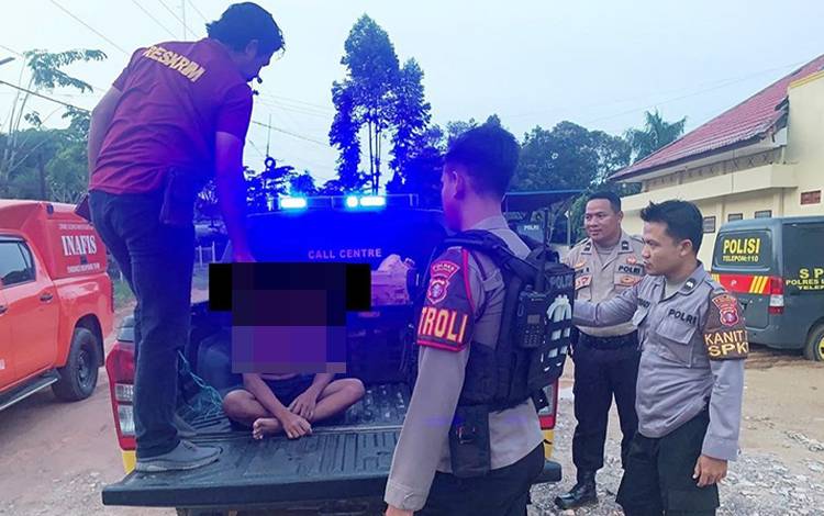 Seorang Pemuda Mabuk Berat Diamankan Polisi